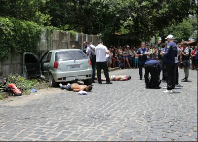 Local onde os criminosos foram mortos