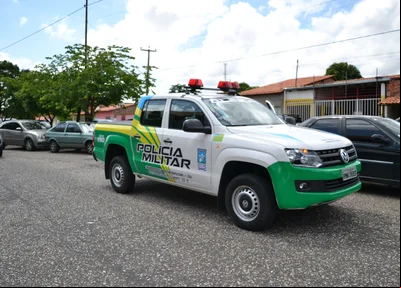 Viatura adquirida em parceria entre o TCE e a PM/PI