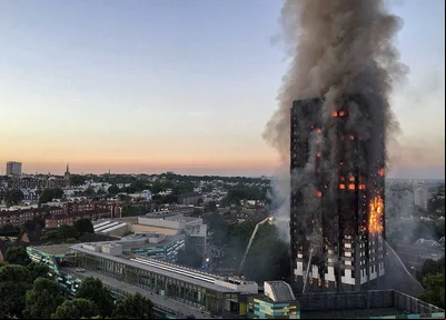 Incêndio em prédio de Londres