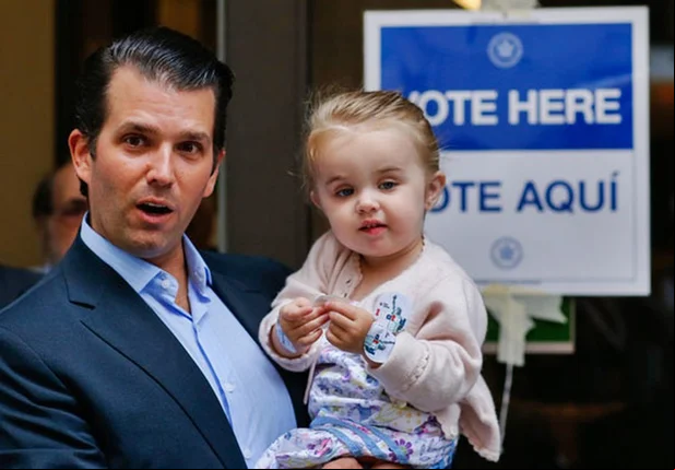 Donald Trump Jr. com sua filha