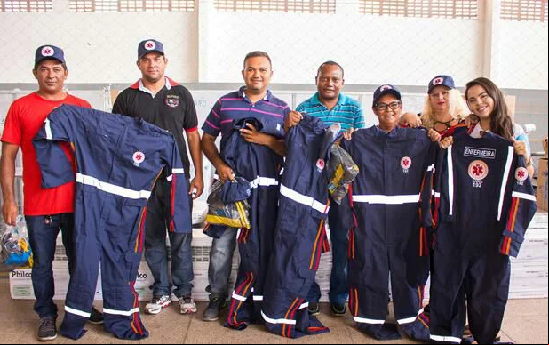 Prefeitura de Cocal realiza entrega de novos fardamentos do Samu