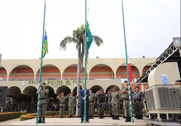 A solenidade aconteceu no Quartel do Comando Geral da PM