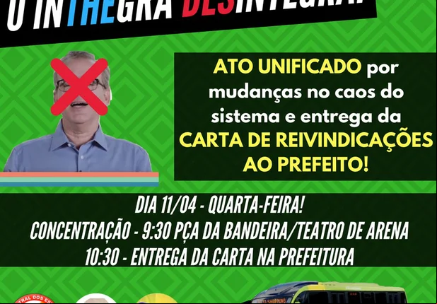 Estudantes convocam a população para ato contra o Inthegra em Teresina