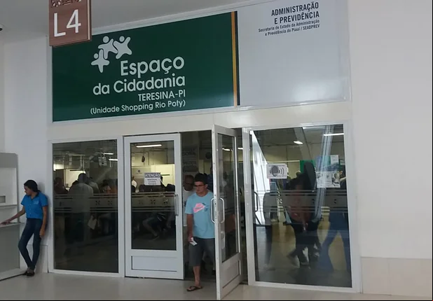 Espaço da Cidadania no Shopping Rio Poty