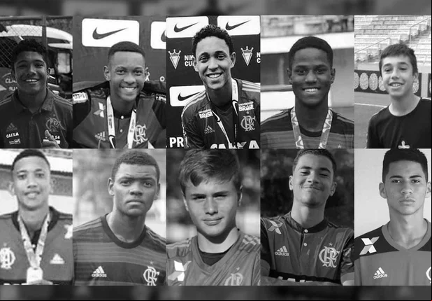 Os 10 garotos mortos no incêndio do CT do Flamengo 