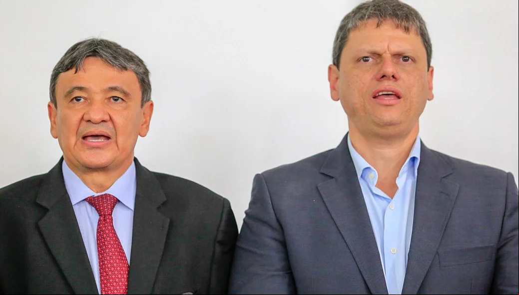 Wellington Dias e Tarcísio Freitas