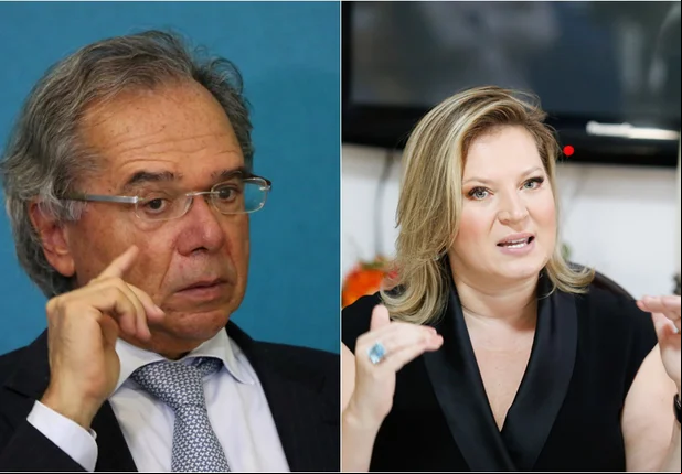 Paulo Guedes e Joice 