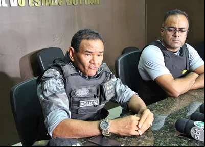 Major Wilton e delegado Odilo Sena