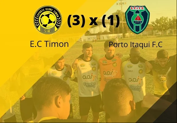 Equipe de Timon vence amistoso