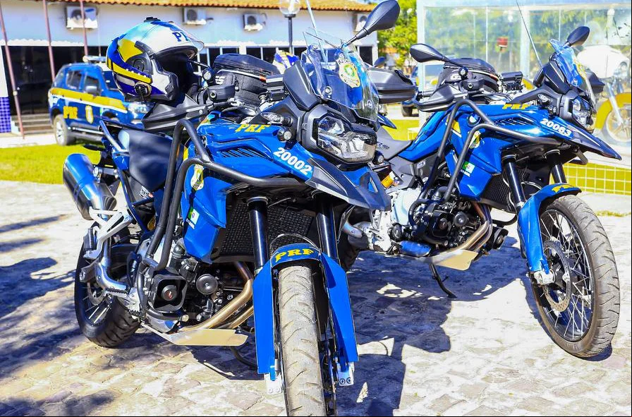 Novas motos da PRF