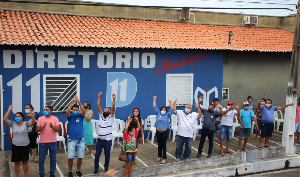 Lideranças no diretório do PP em Lagoinha