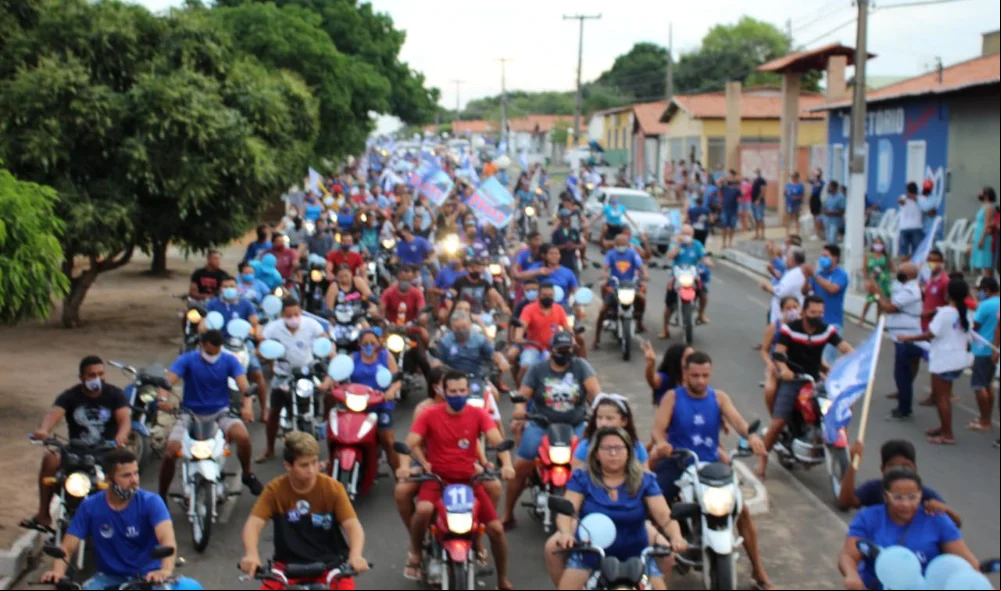O percurso foi dentro da cidade