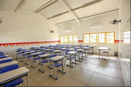 Sala de aula da escola