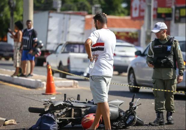 Acidente com vítima fatal na Avenida Nicanor Barreto em 31/01/2024