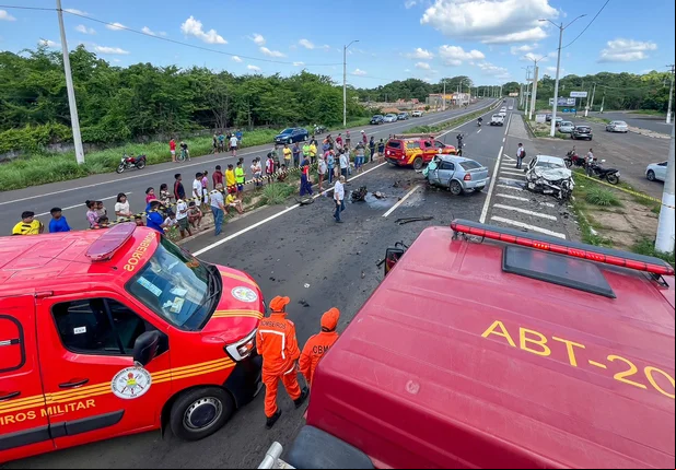 Acidente na BR 343 em Teresina deixa uma pessoa morta