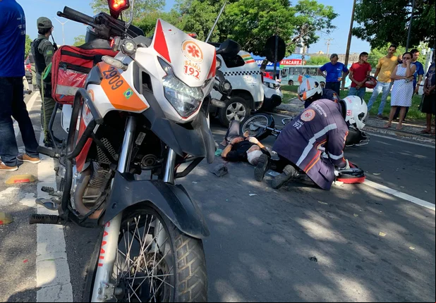 Idoso é atropelado na Avenida João XXIII em Teresina