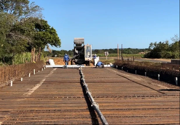 Nova ponte entre Santa Rosa do Piauí e Oeiras chega em etapa final