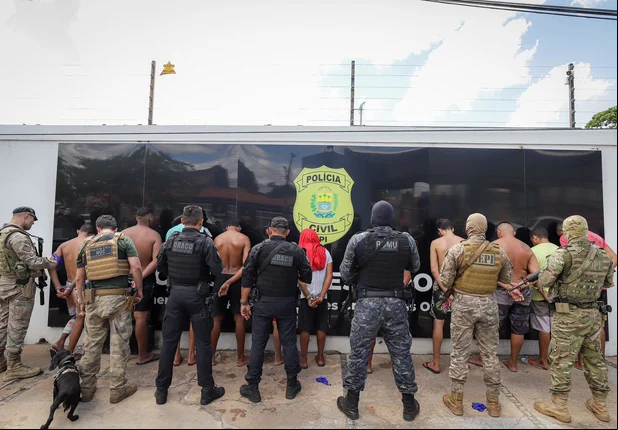 DRACO prende mais de 10 membros do Comando Vermelho em Teresina